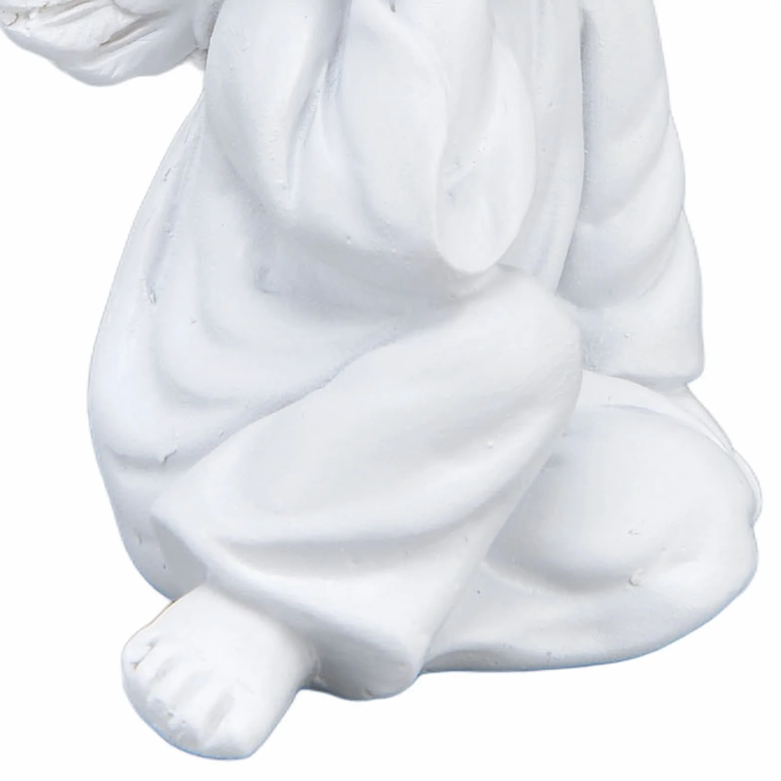 Statuette Ange Gardien Résine 6x5.5cm Décoration Intérieure Extérieure Cadeau Religieux Catholique