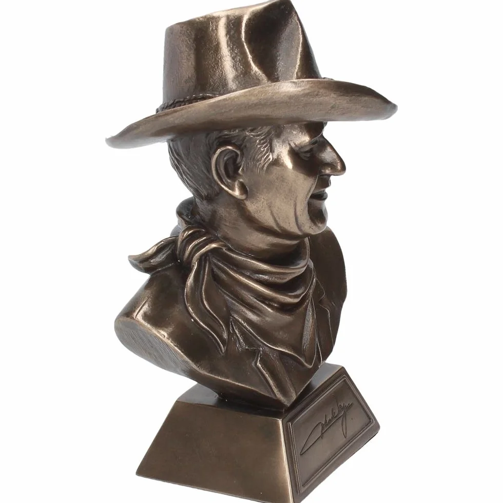 Nemesis Now Figurine Buste John Wayne Bronze 18 cm Résine