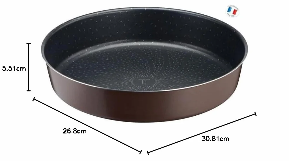 Tefal Perfectbake Moule A Manqué Chocolat 26cm Aluminium 100% Recyclé