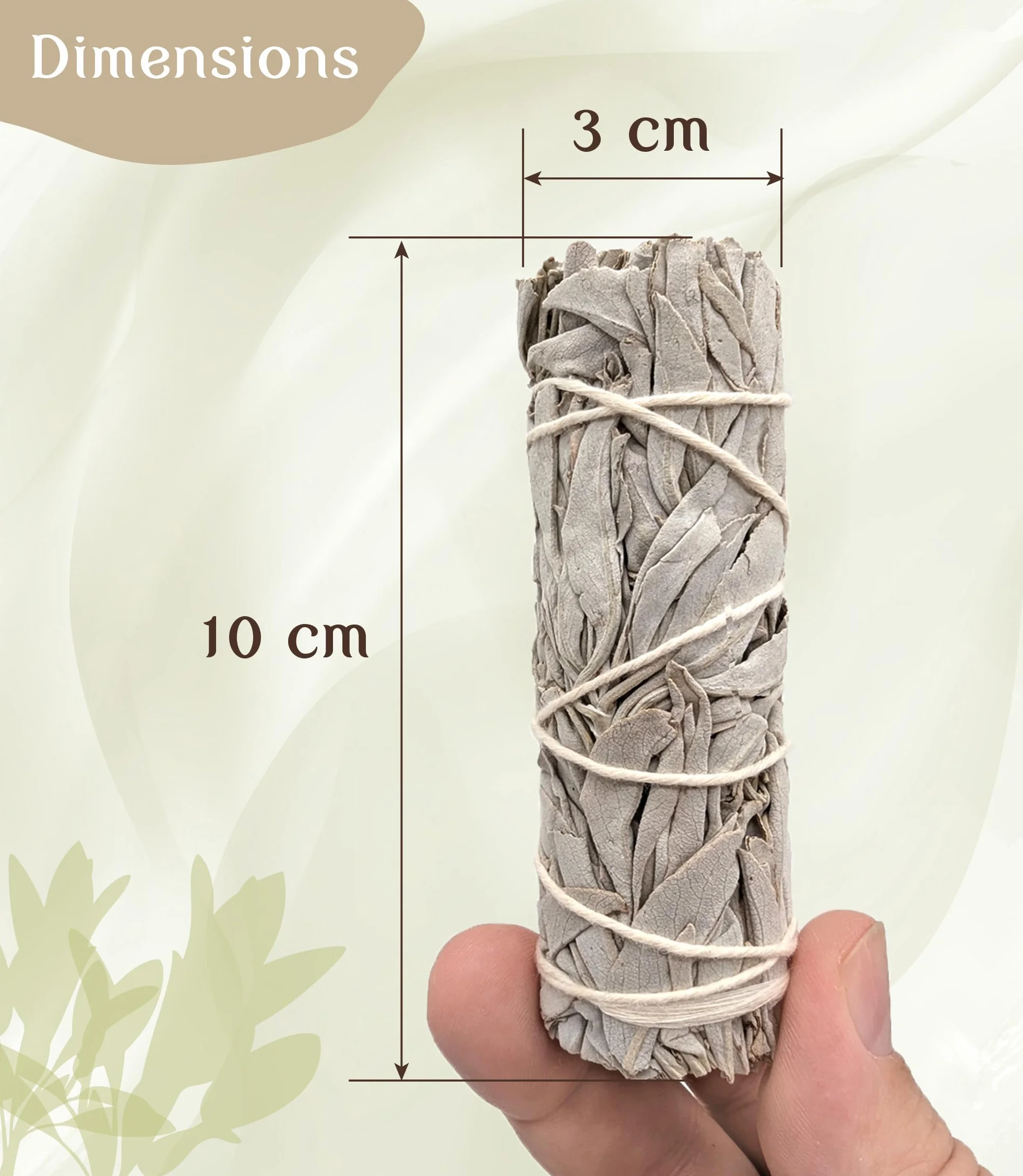 Sauge Blanche Bâton Encens Naturel Purification Protection Nettoyage Spirituel Maison Rituel Méditation Lot 4