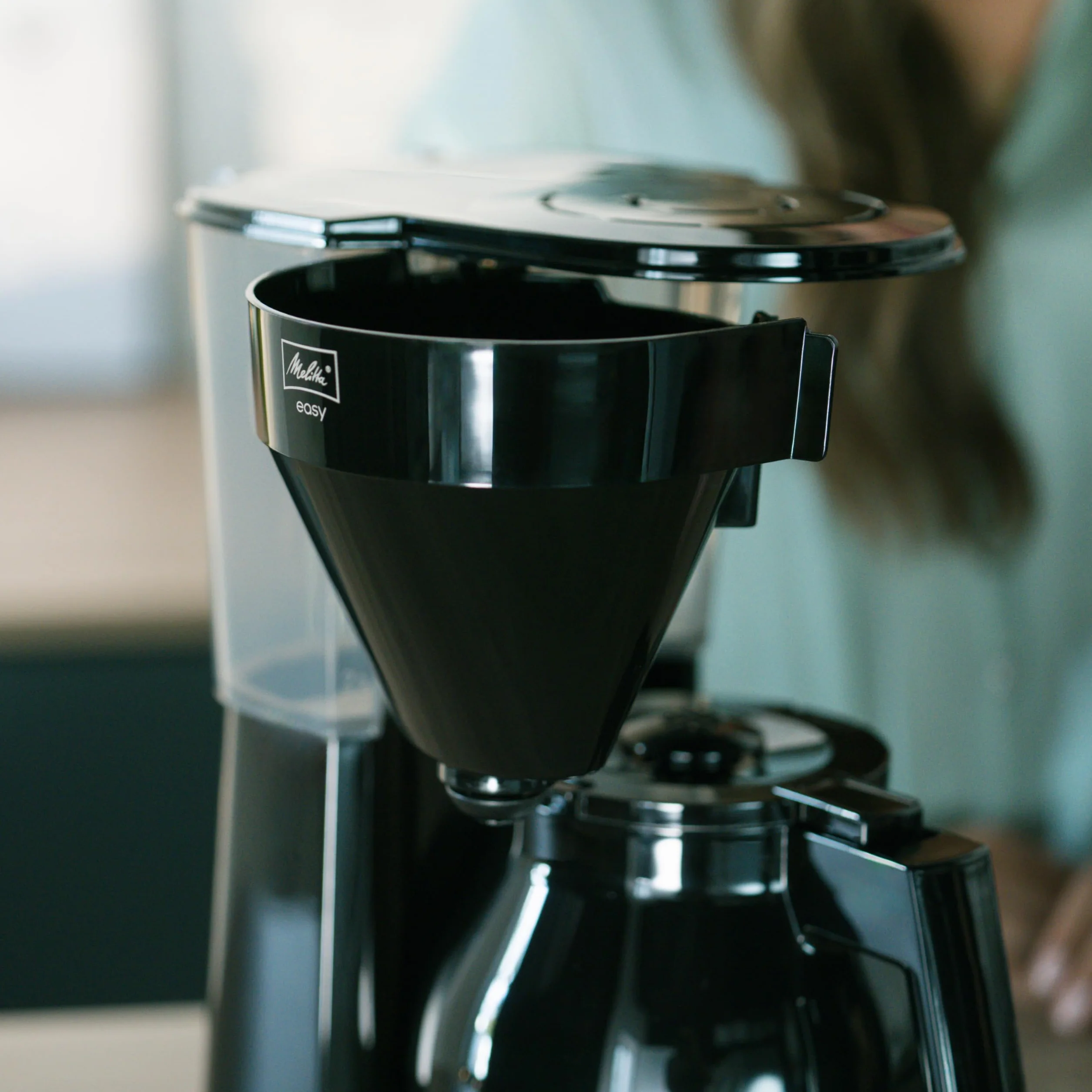 Melitta Cafetière Filtre Avec Verseuse Isotherme Easy Therm II, 1L, Noir