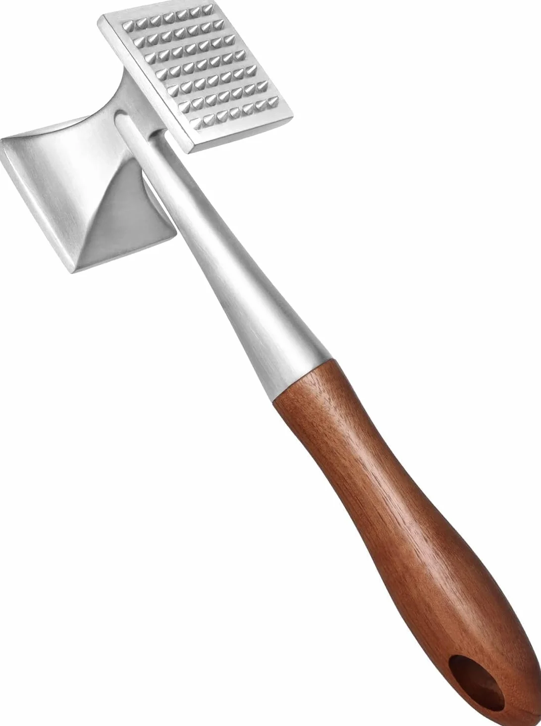 Asdirne Marteau à Viande Attendrisseur Très Résistant 26 CM Maillet Cuisine 2 en 1