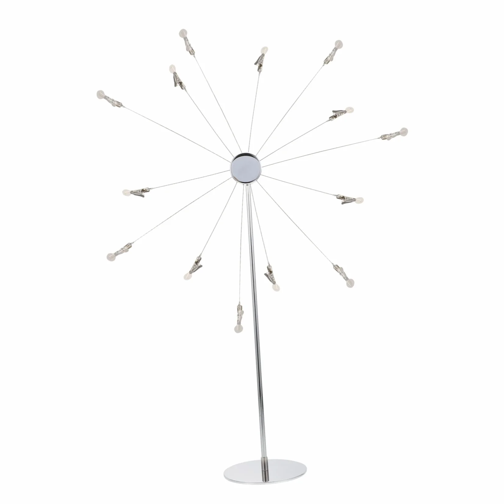 Sky Wheel Support photo créatif avec clips durable décoration bureau Argenté