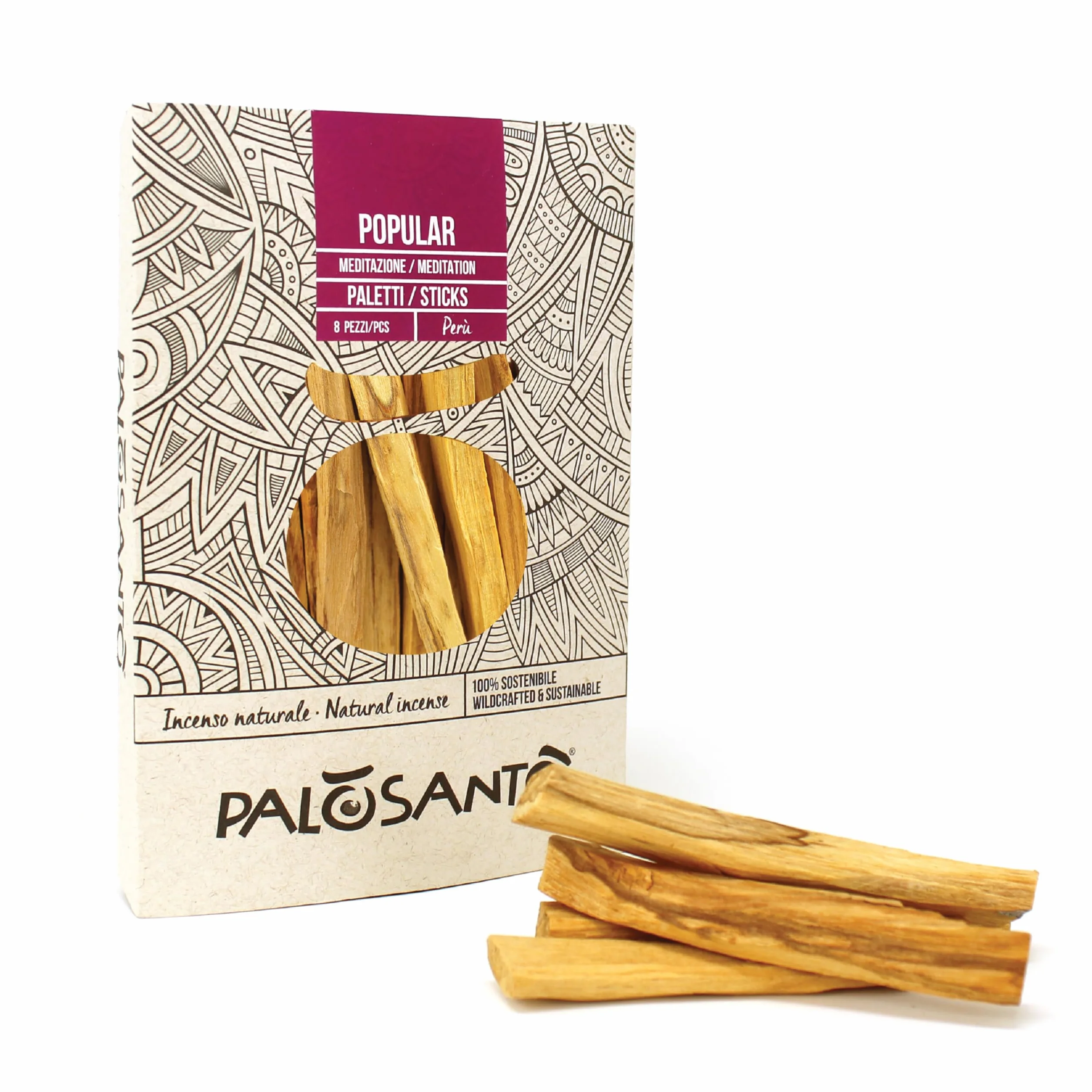 Bursera Graveolens Palo Santo Batons Ayabaca 8 Sztuk Encens Naturel Purification Maison Qualité Supérieure