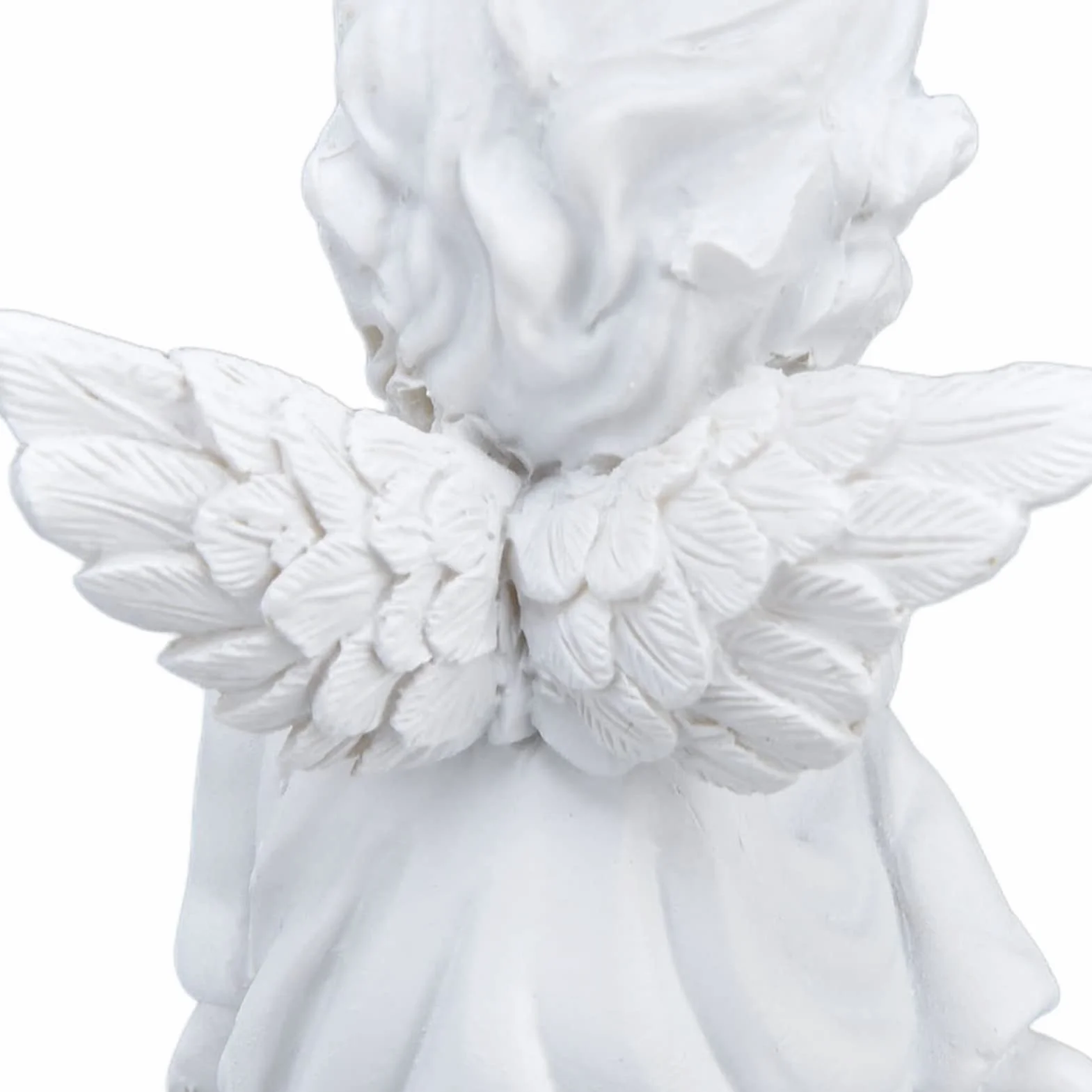 Statuette Ange Gardien Résine 6x5.5cm Décoration Intérieure Extérieure Cadeau Religieux Catholique