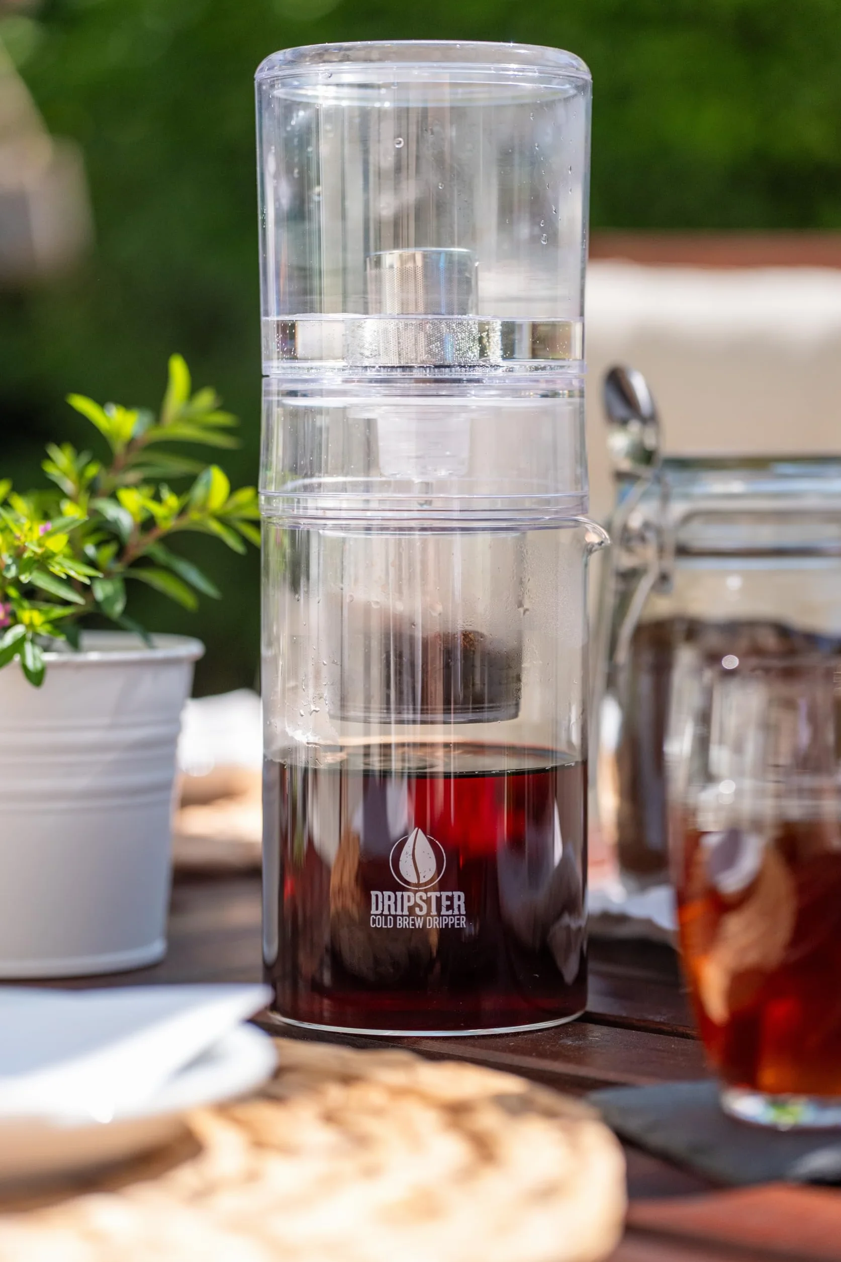 DRIPSTER Cold Brew Dripper 2 en 1 Cafetière à café froide 600 ml 4 tasses