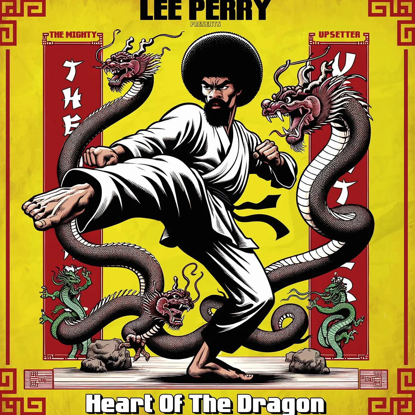 Heart Of The Dragon 30cm Jaune