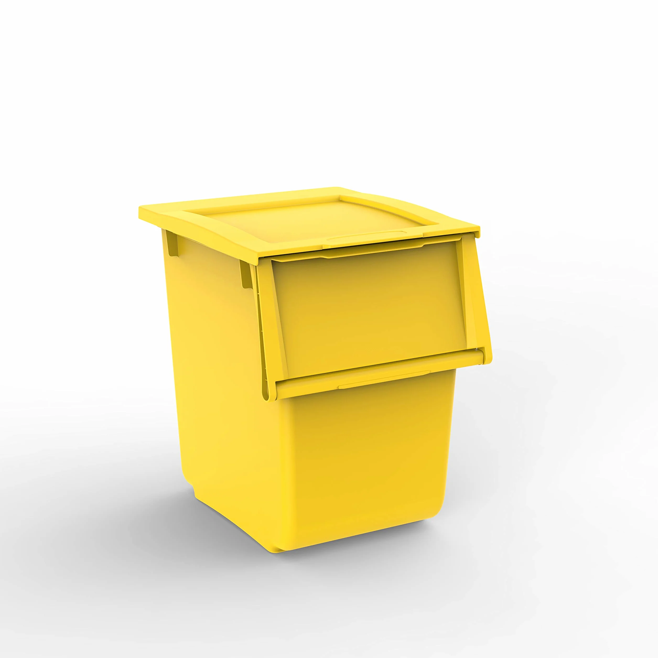 Terry Ecobin Poubelle Recyclage Tri Déchets Intérieur Extérieur Polypropylène Antichoc Jaune Bleu 25 L 30 L