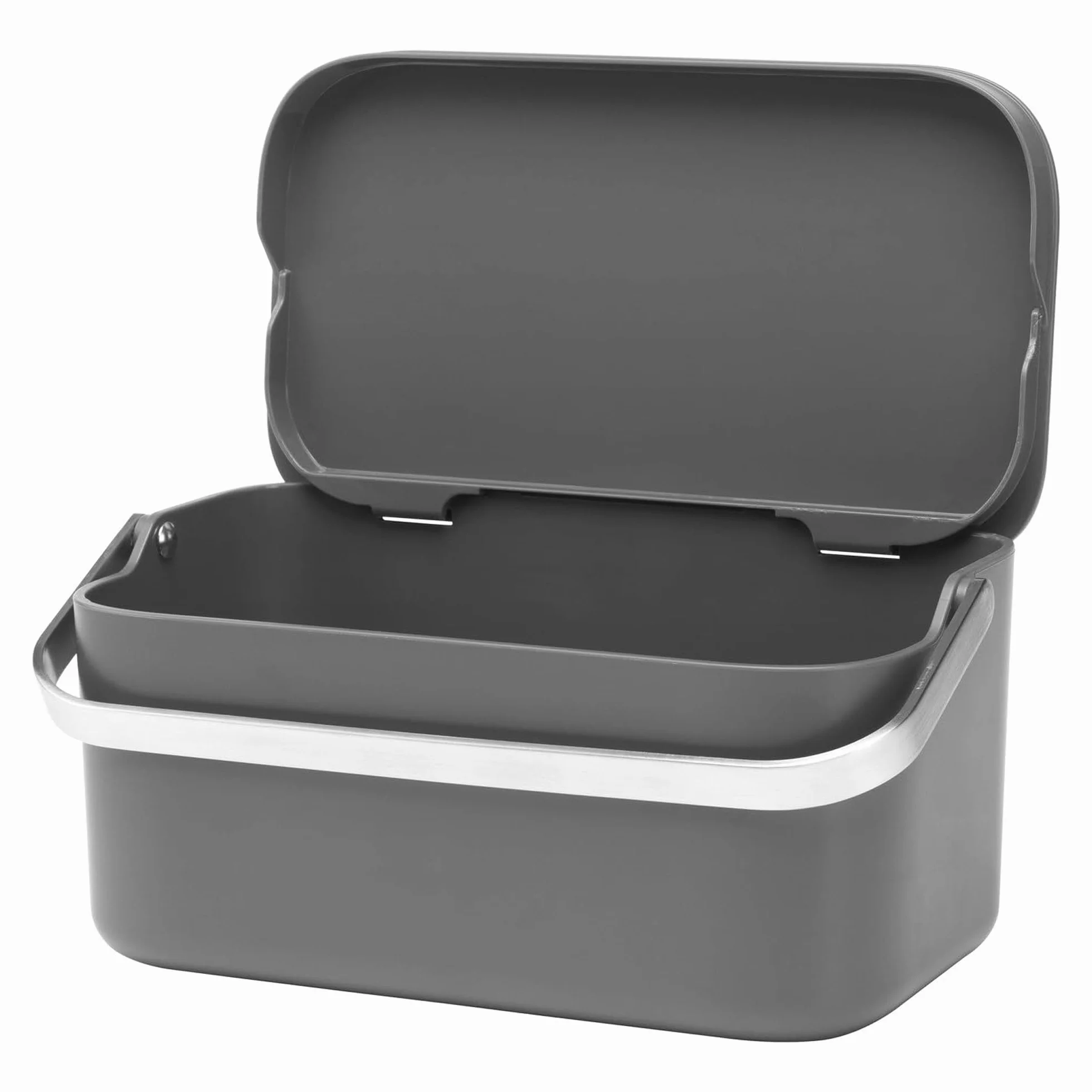 Brabantia Bac à déchets Portable Plastique Gris Foncé 12.7 x 22.1 x 10.7 cm