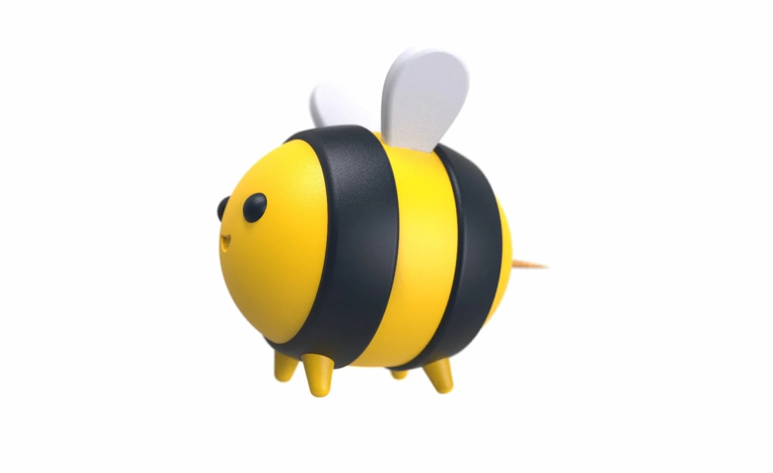 Winkee Distributeur de cure-dents en forme d'abeille, pour cure-dents standard 6 cm