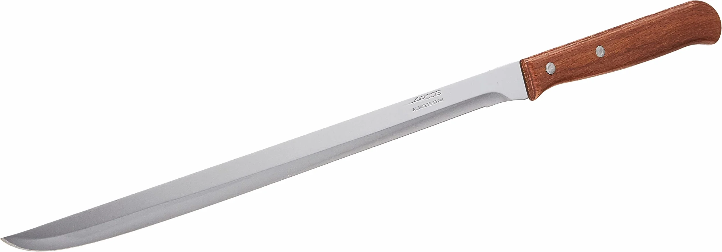 Arcos Couteau à Jambon Acier Inoxydable 250 mm Poignée Ergonomique Polypropylène Marron Série Latina