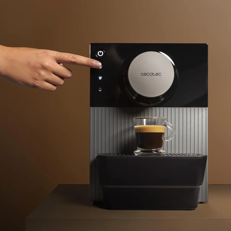 Cecotec Machine à Café Superautomatique Cremmaet Cube Rouge 1350W 19 Bars