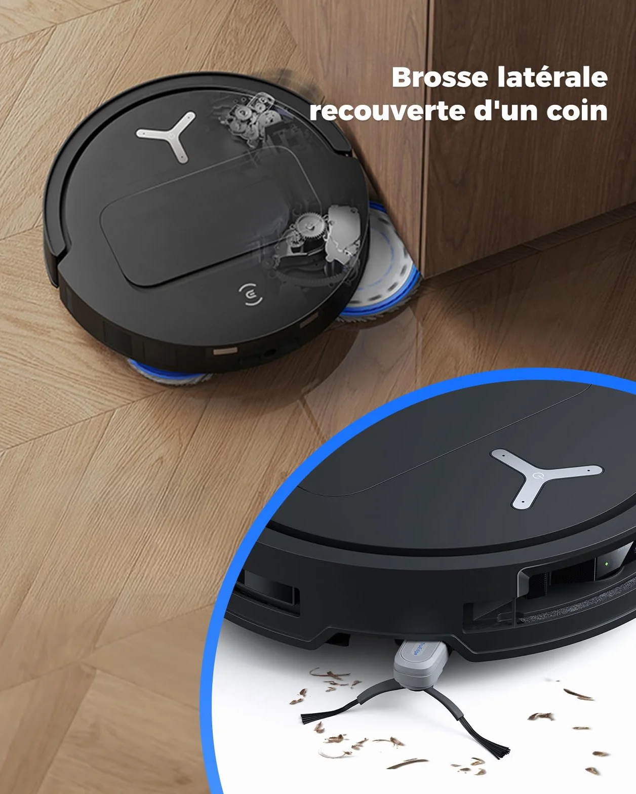 Accessoire Ecovacs Deebot T50 PRO OMNI Gen2 Aspirateur Brosse Principale Brosses Latérales Lingettes Filtres Sacs