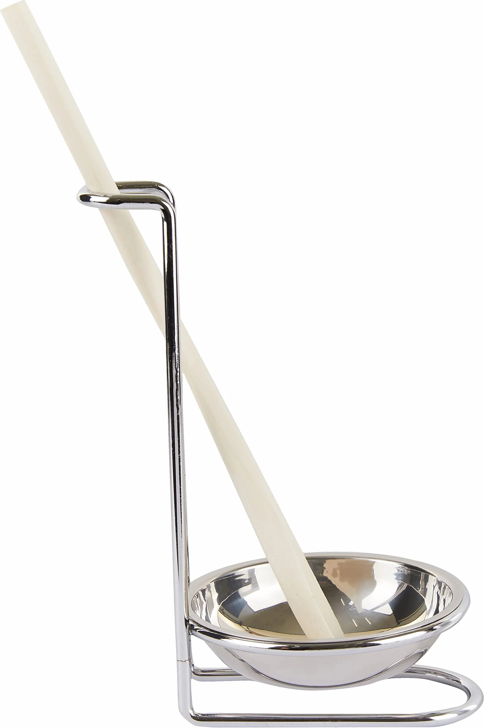 IBILI Repose Ustensiles avec Cuillère Plastique Argent 11 x 11 x 23 cm