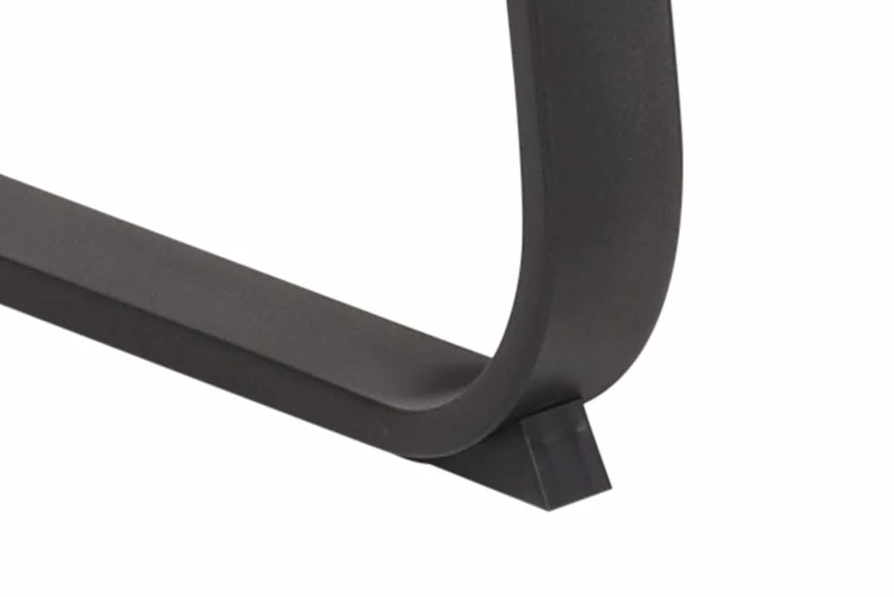 Hela Tische Banc D'angle Avec Dossier Microfibre Anthracite Piètement Métalliques 202 x 152 x 92 cm