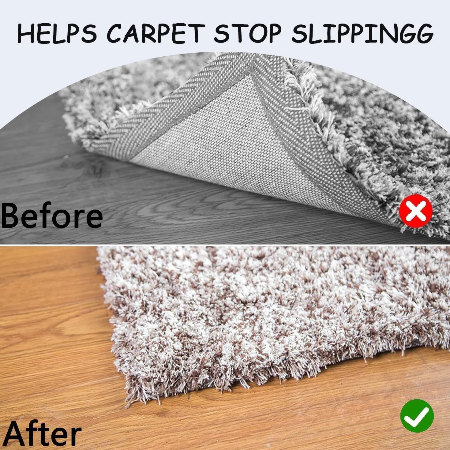 Sous Tapis Antidérapant 10x10 cm 10 Paires Anti Derapant Fixation Nappe Positionnement