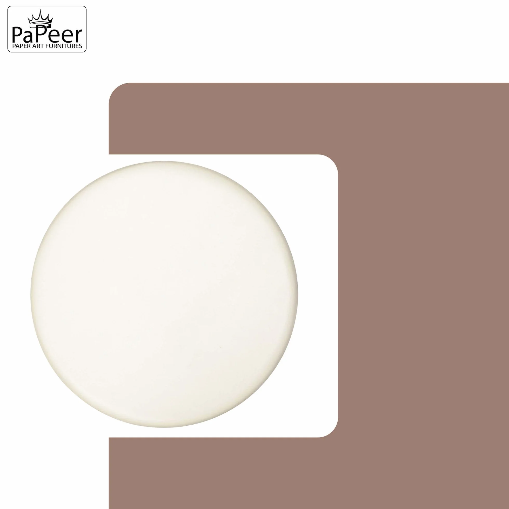 Banc Pliable en Papier Blanc 200cm 30cm