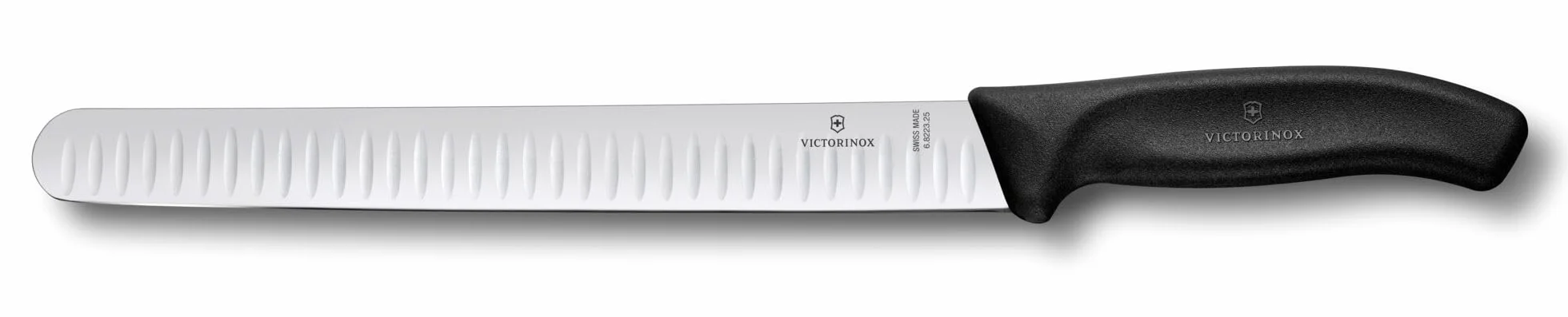 Victorinox Swiss Classic Couteau à jambon professionnel 25 cm Acier inoxydable noir