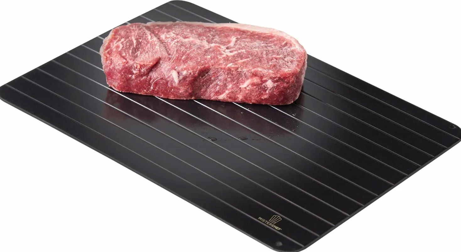 MisterChef Plateau de décongélation Rapide – Décongelez Viande Poisson Aliments sans électricité