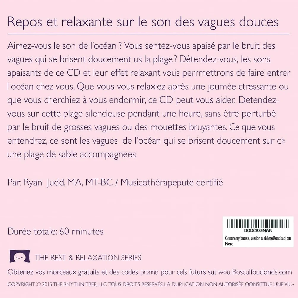 Vagues océaniques apaisantes – Sons de la nature pour relaxation, méditation et sommeil – Bruit blanc naturel