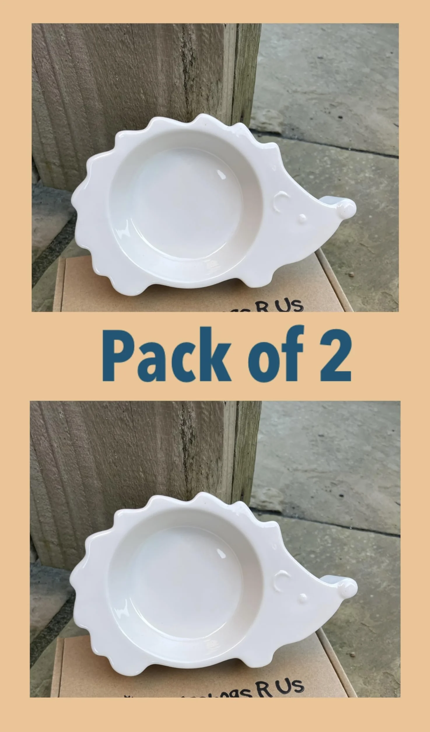 Bol en porcelaine forme hérisson