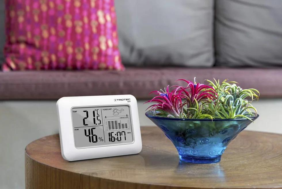 TROTEC BZ07 thermo-hygromètre station météo sans fil température hygrométrie indicateur tendance météo réveil
