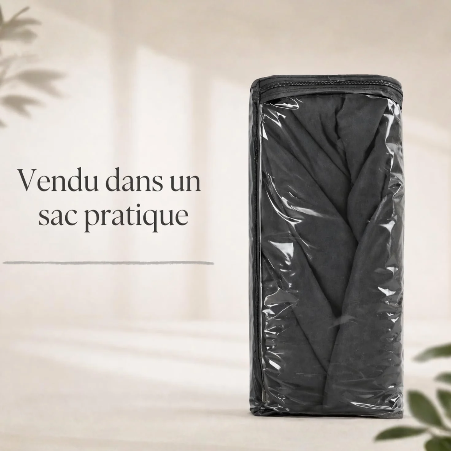 Housse De Clic Clac Matelassée Anthracite
