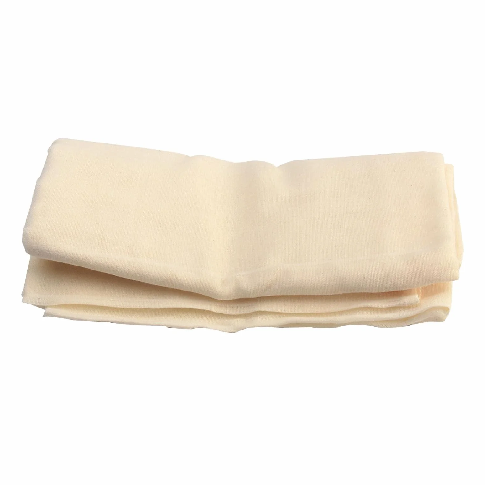 Faderr Étamine de cuisine antibactérienne en coton 150 x 150 cm Qualité 90 réutilisable beige