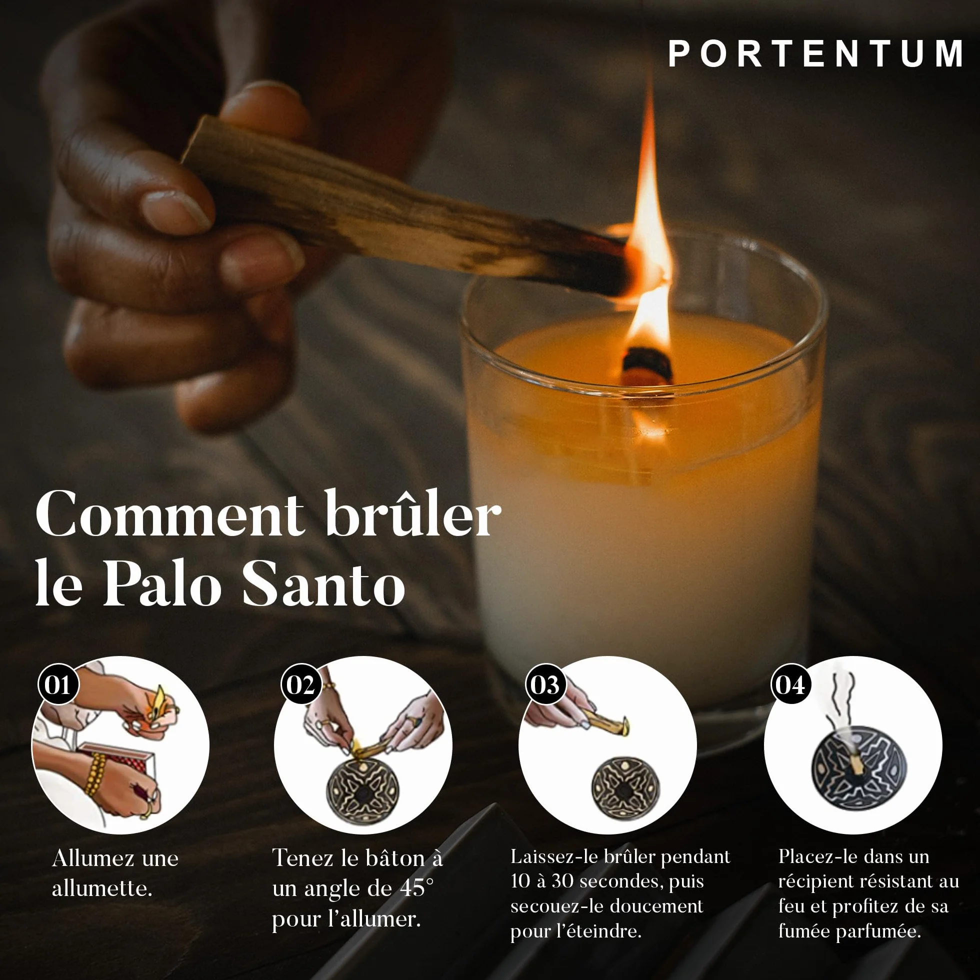Bois de Palo Santo XL 100gr (9-13 pc) Naturel d'Amérique du Sud Purification Relaxation