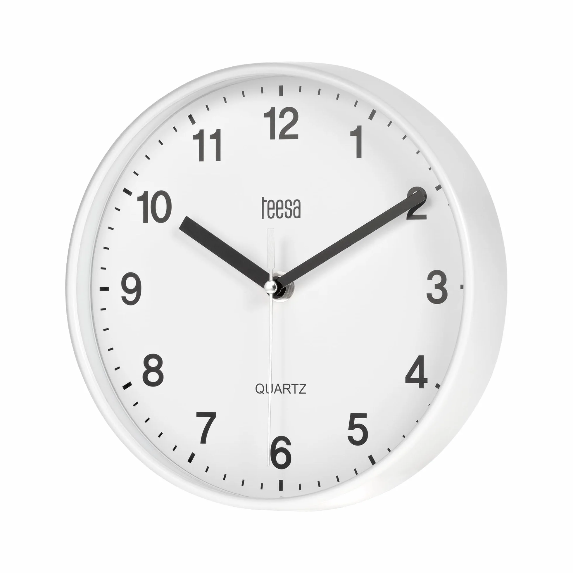 Teesa Horloge Murale Analogique 20 cm TSA0038 Blanc
