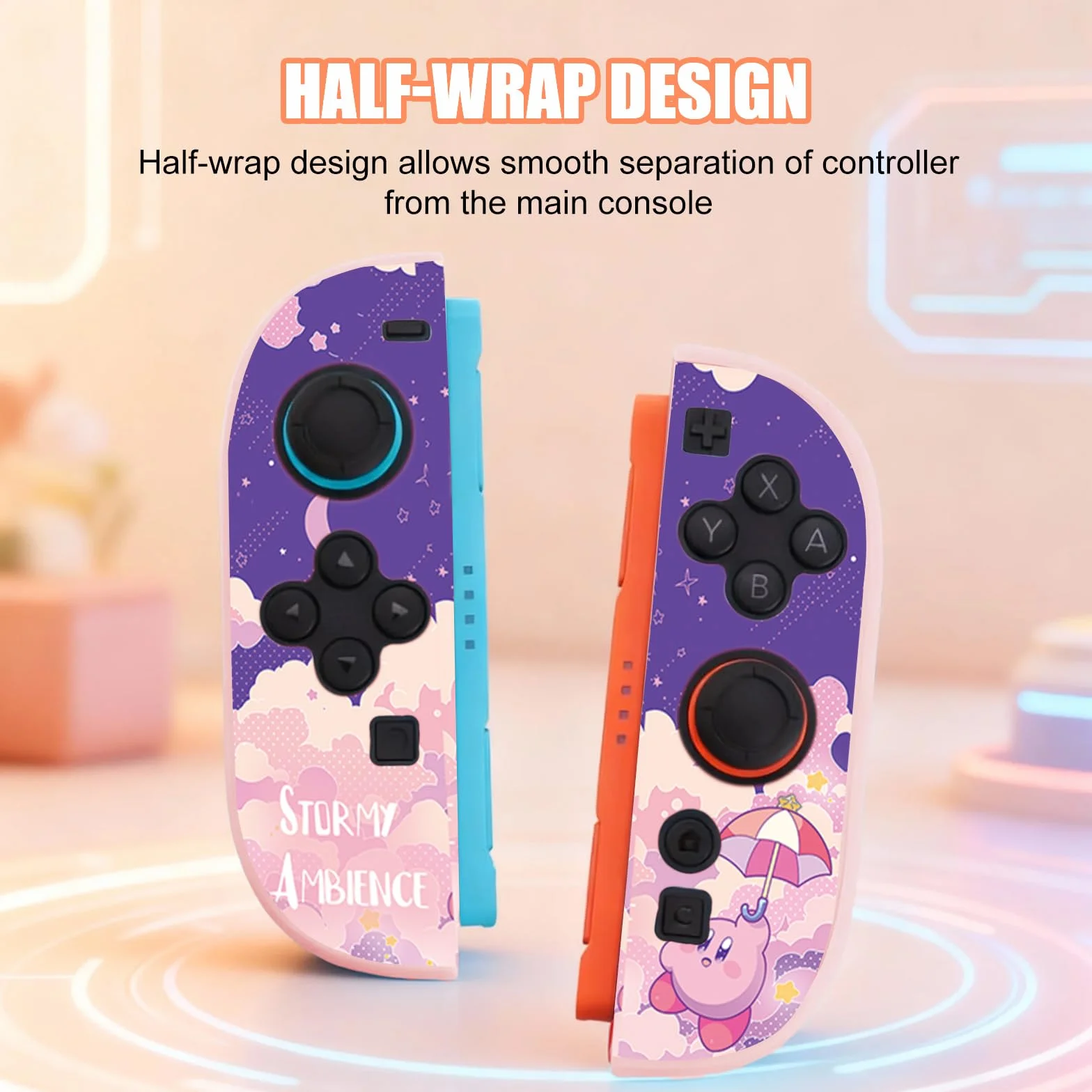 BAYINBROOK Switch 2 (2025) Coque TPU Antichoc Antidérapante Souple, Rechargeable sans Retirer la Coque, Protection Joystick