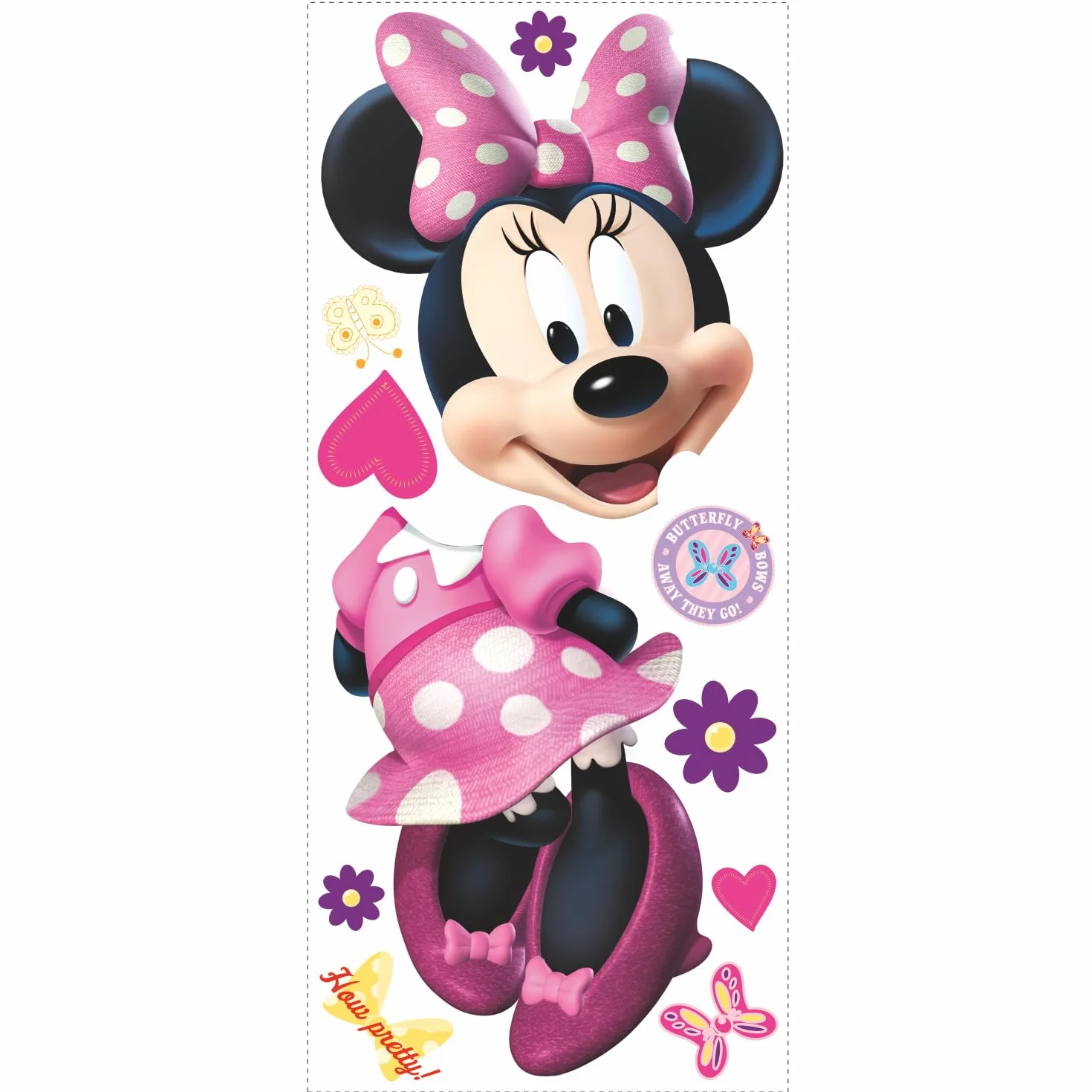 Disney Minnie Boutique Sticker Géant Repositionnable