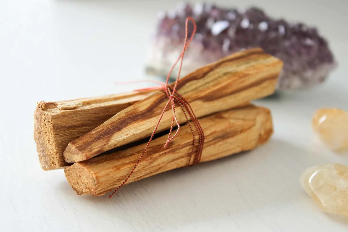 Palo Santo bâtonnets encens Fumigation Purification 100% Naturel Pérou 10x1cm 5 bâtonnets