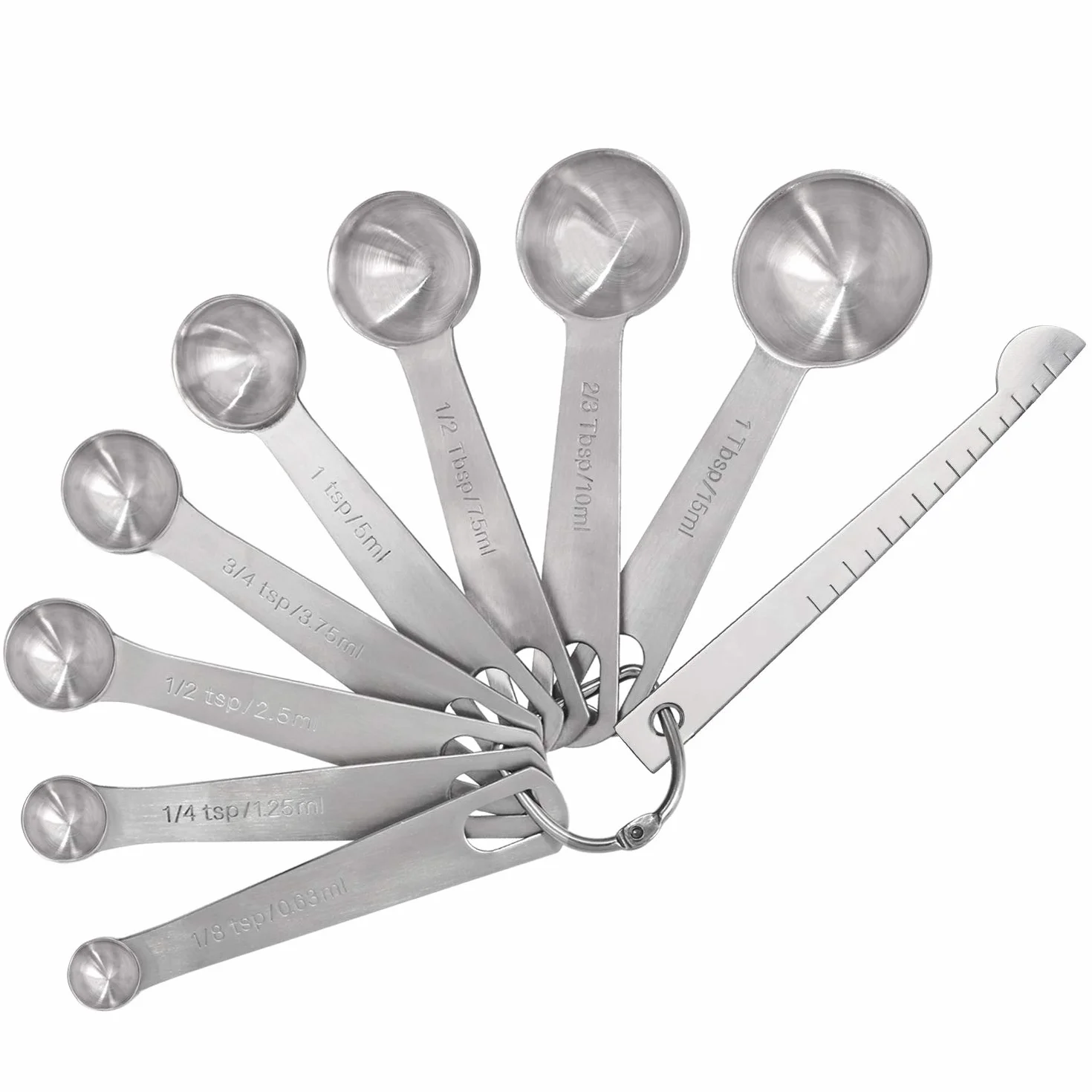 Vicloon Cuillères Doseuses en Acier Inoxydable Lot de 9 Cuillère Doseuse