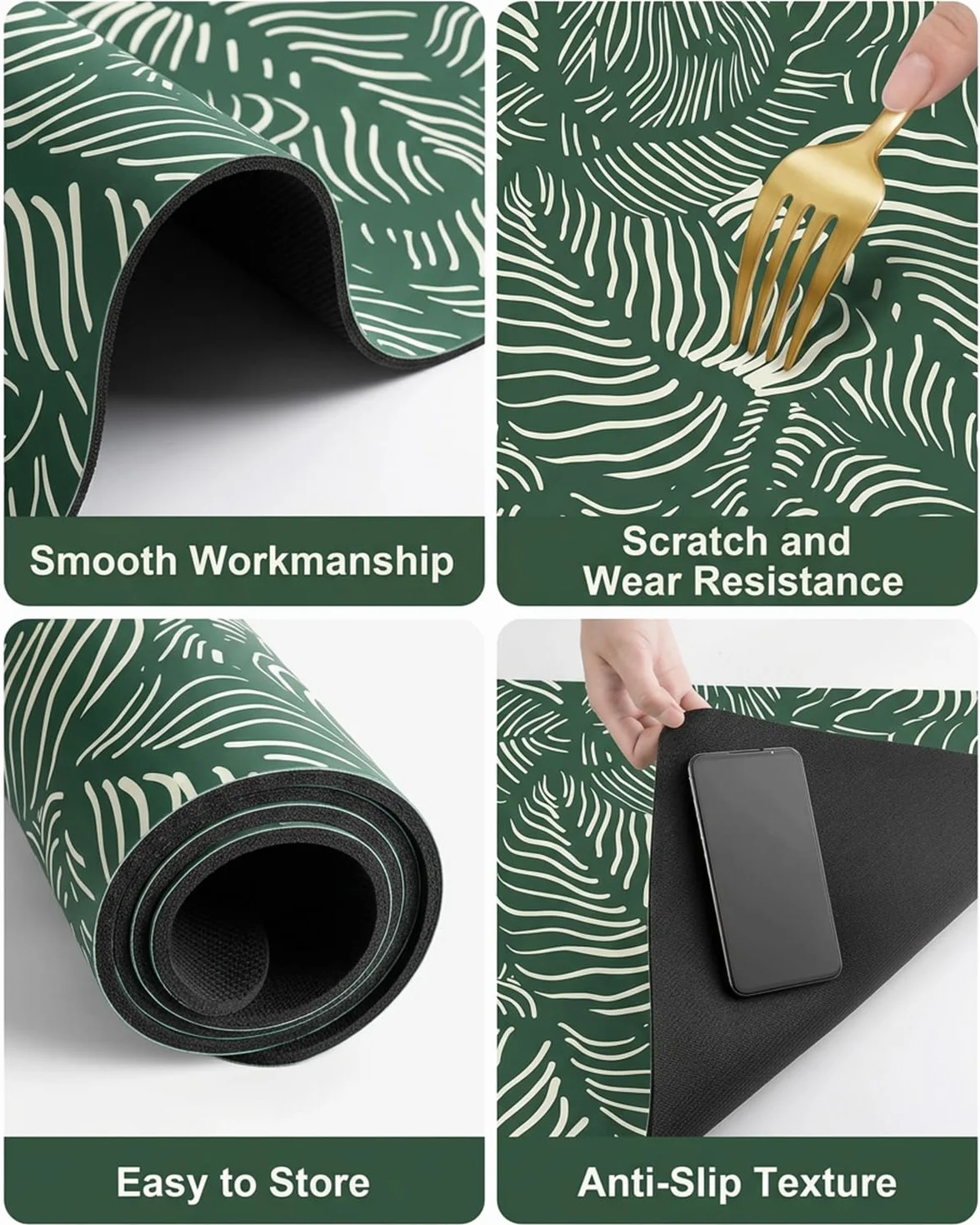 Tapis de Toilette Forme de U Absorbant en Diatomite Antidérapant Séchage Rapide pour Salle de Bain 55x50cm