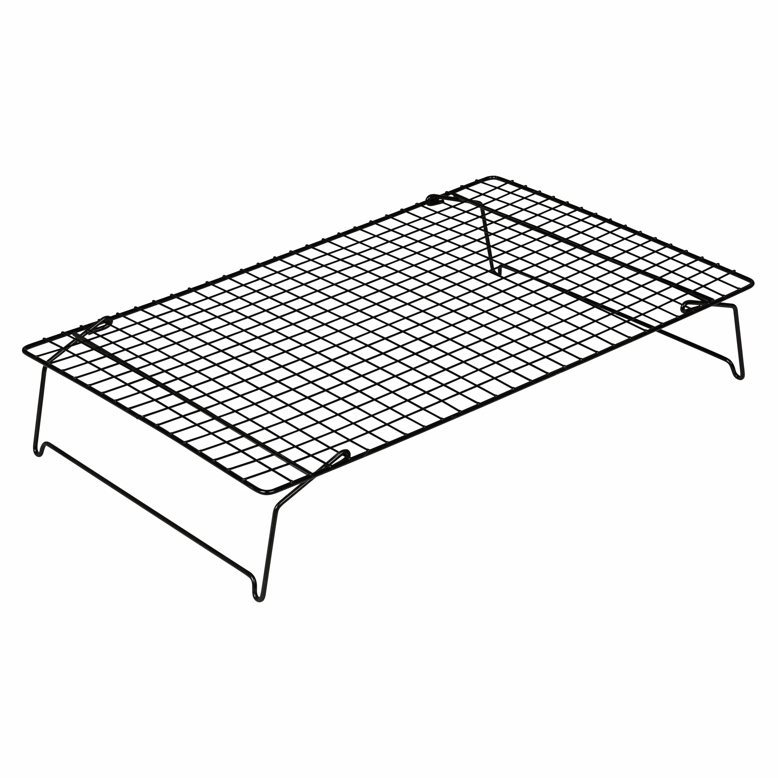 Tala Grille de Refroidissement 3 Niveaux Antiadhésive 40 x 25 cm Noir Support Pliable Gain de Place pour Gâteaux Muffins Biscuits