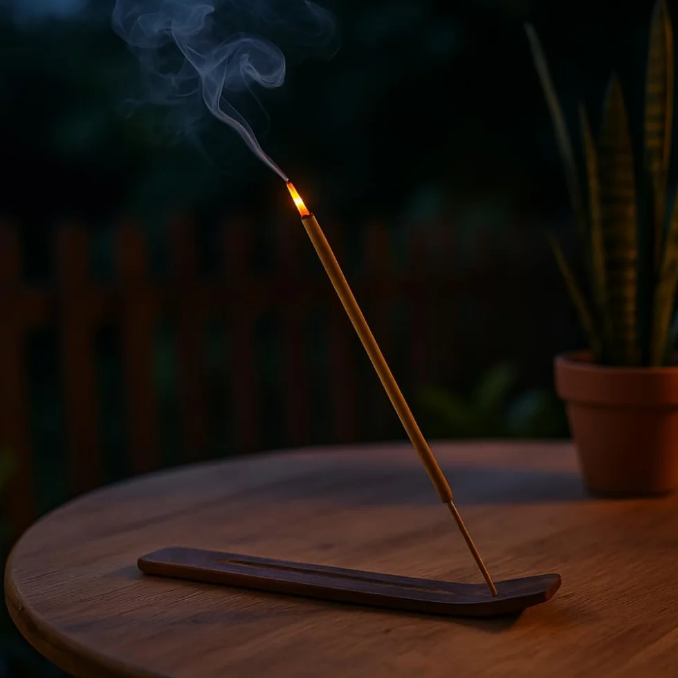 Pack de 30 Bâtons Encens Géants Citronnelle 40 cm Anti Moustiques Jardin Terrasse