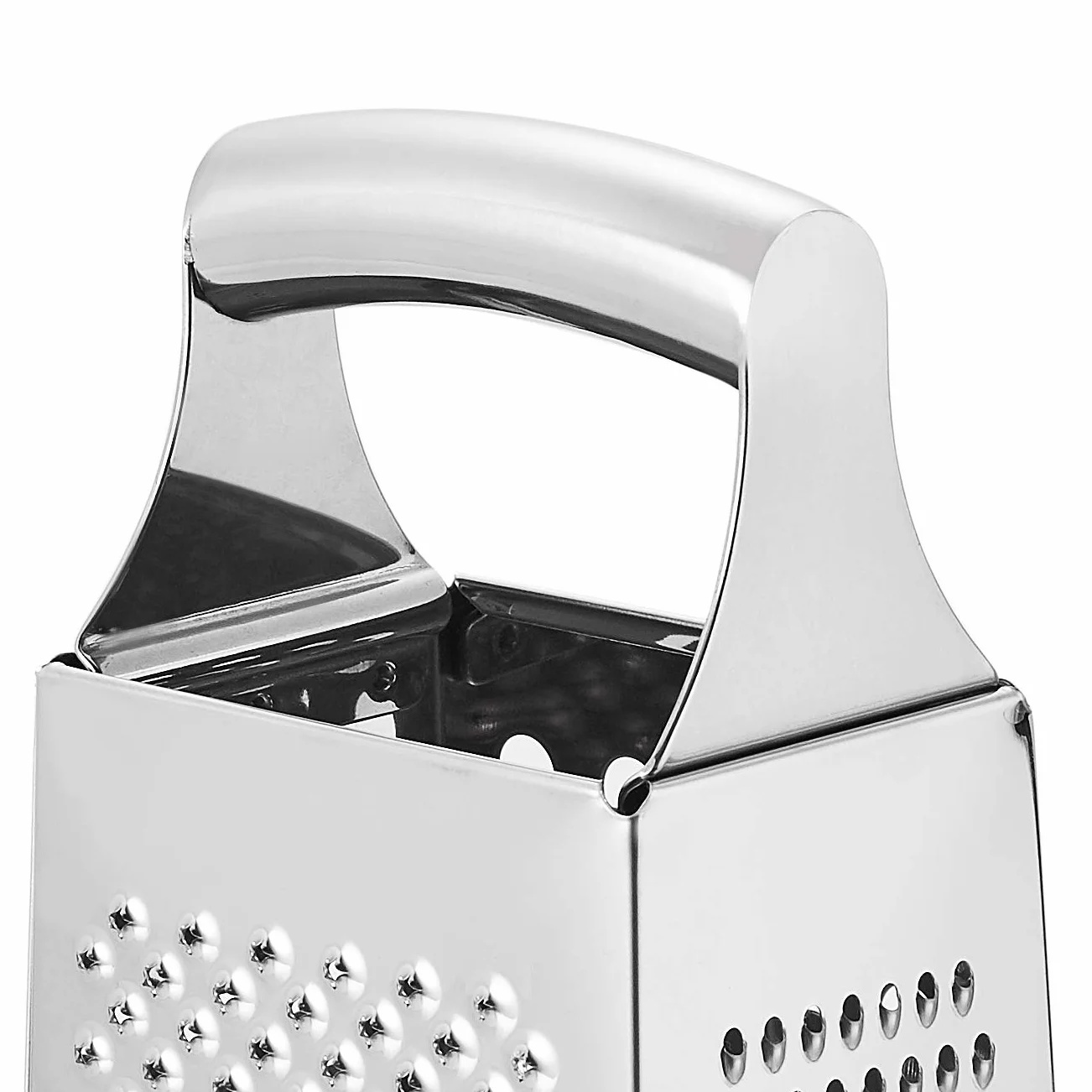 Amazon Basics Râpe à fromage rectangulaire 4 côtés acier inoxydable 22,8 cm Noir