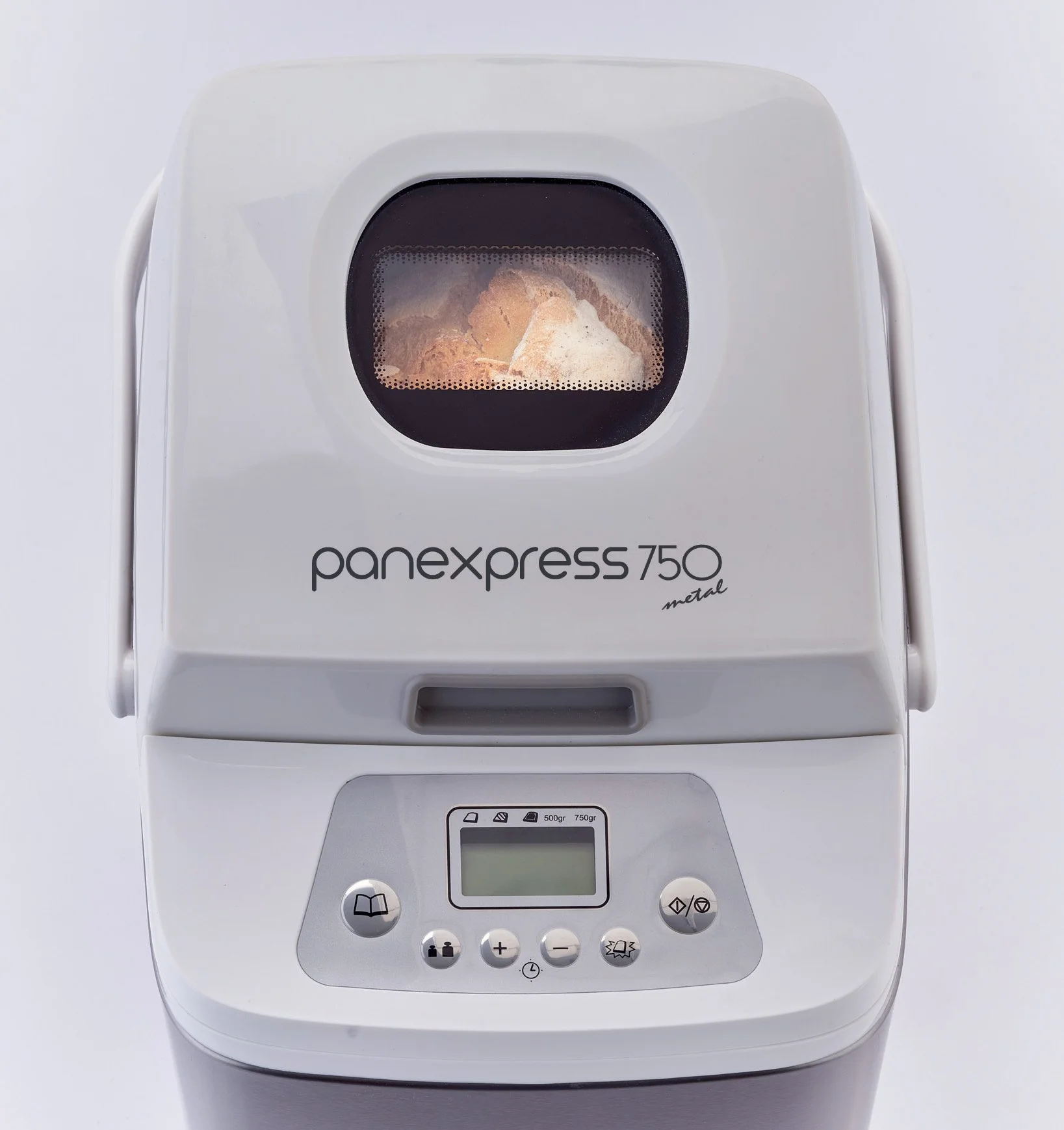 Ariete 132 Panexpress 750 Metal machine à pain 500 W écran LCD 19 programmes 3 niveaux de brunissage argent