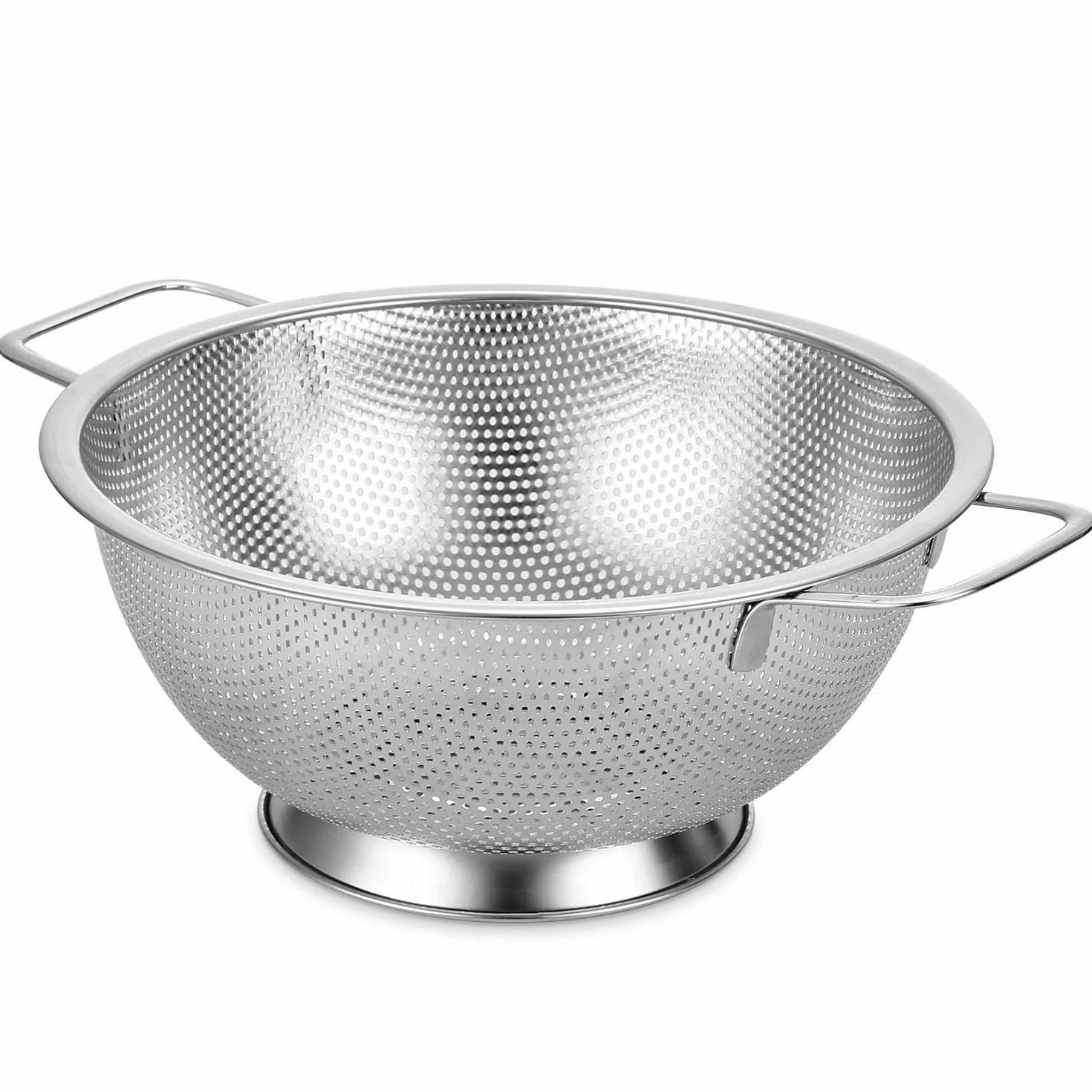 Passoire Tamis Inox de Cuisine 22.5 cm avec Poignées et Base