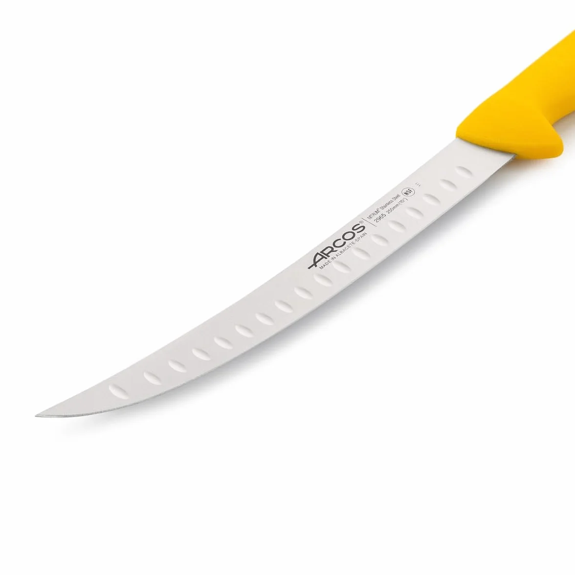Arcos Couteau boucher incurvé jaune série 2900