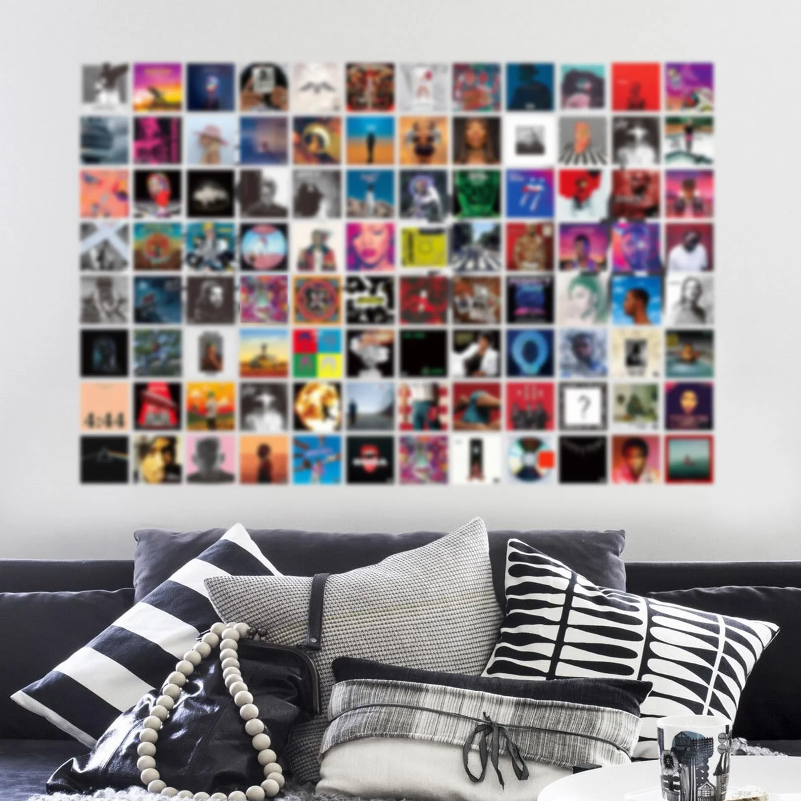 ART·ZONE 100 Pièces 5x5 Pouces Ensemble de Collage d'Affiches pour Chambre