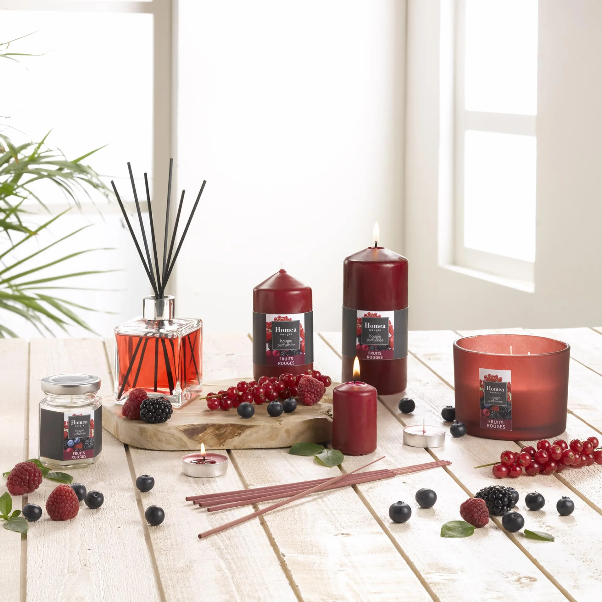 Homéa Pot-Pourri 110G Essentiel Parfum Fruits Rouges