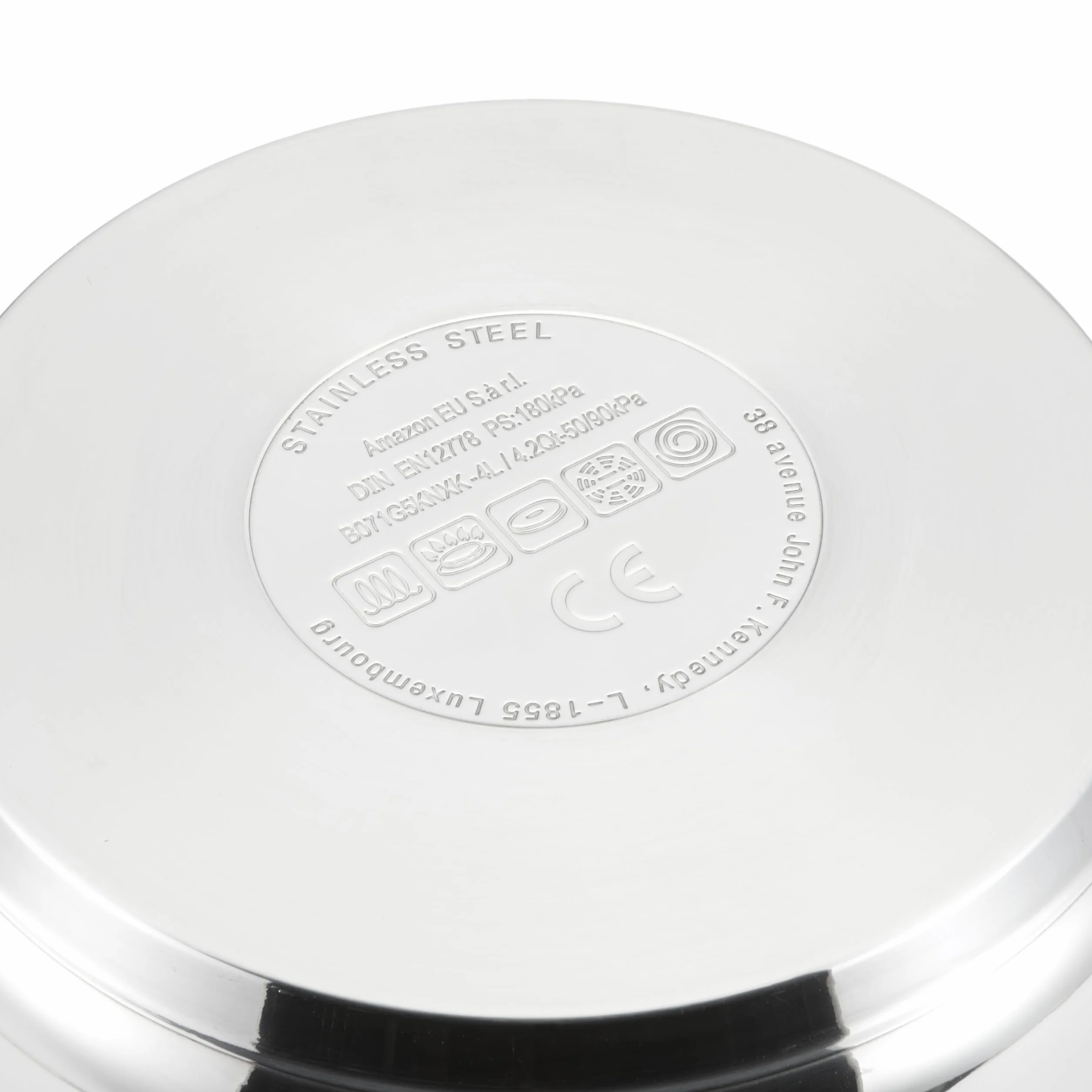 Amazon Basics Autocuiseur Acier Inoxydable 4 Litre Induction