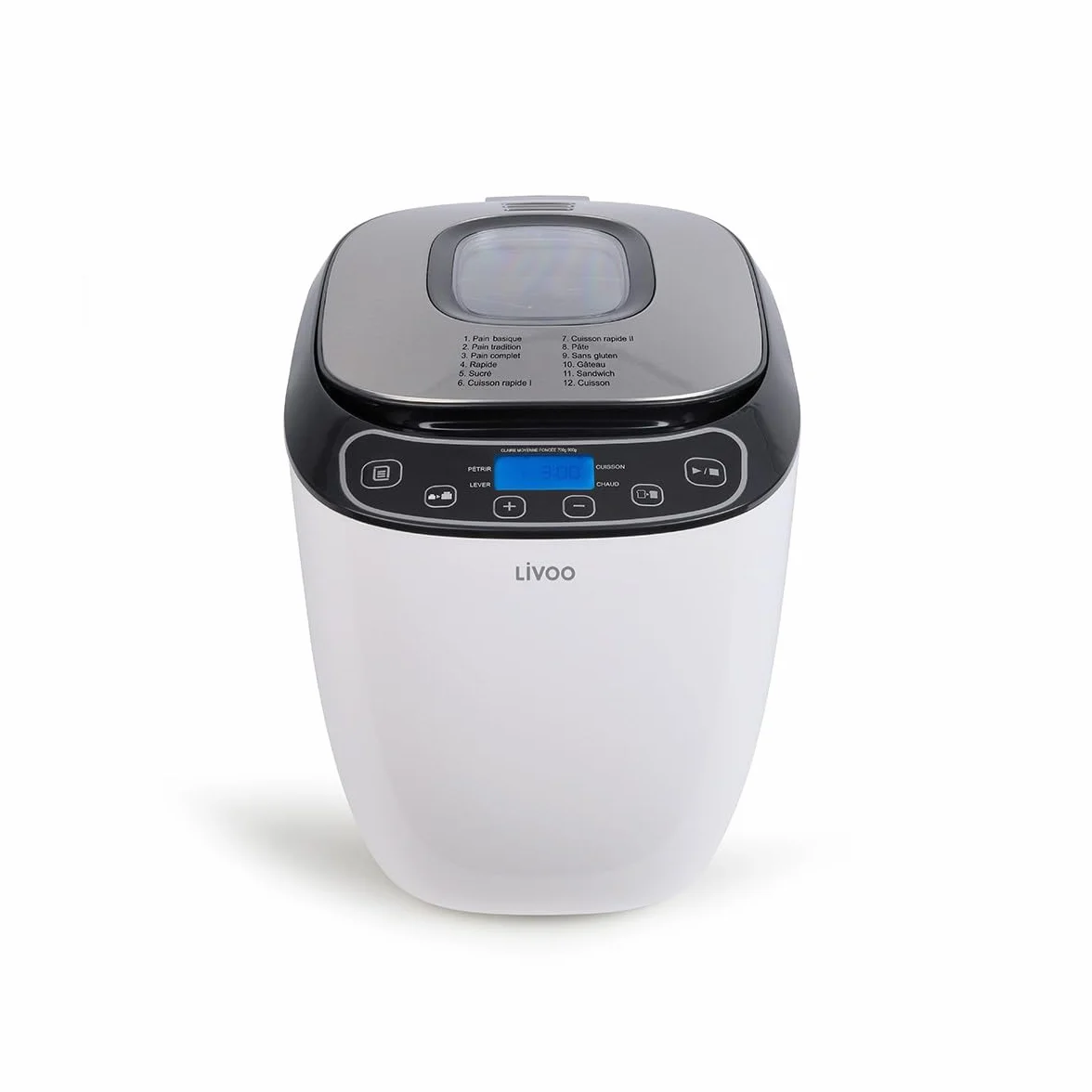 LIVOO DOP218 Machine à Pain 12 Programmes 3 Degrés de Cuisson