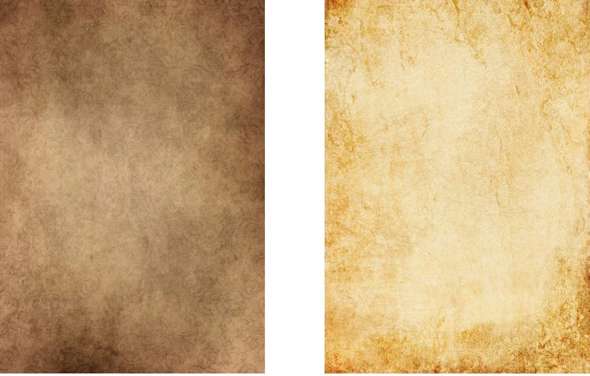 Papier parchemin vintage A4 170 g/m² lot de 60 feuilles recyclé 6 motifs