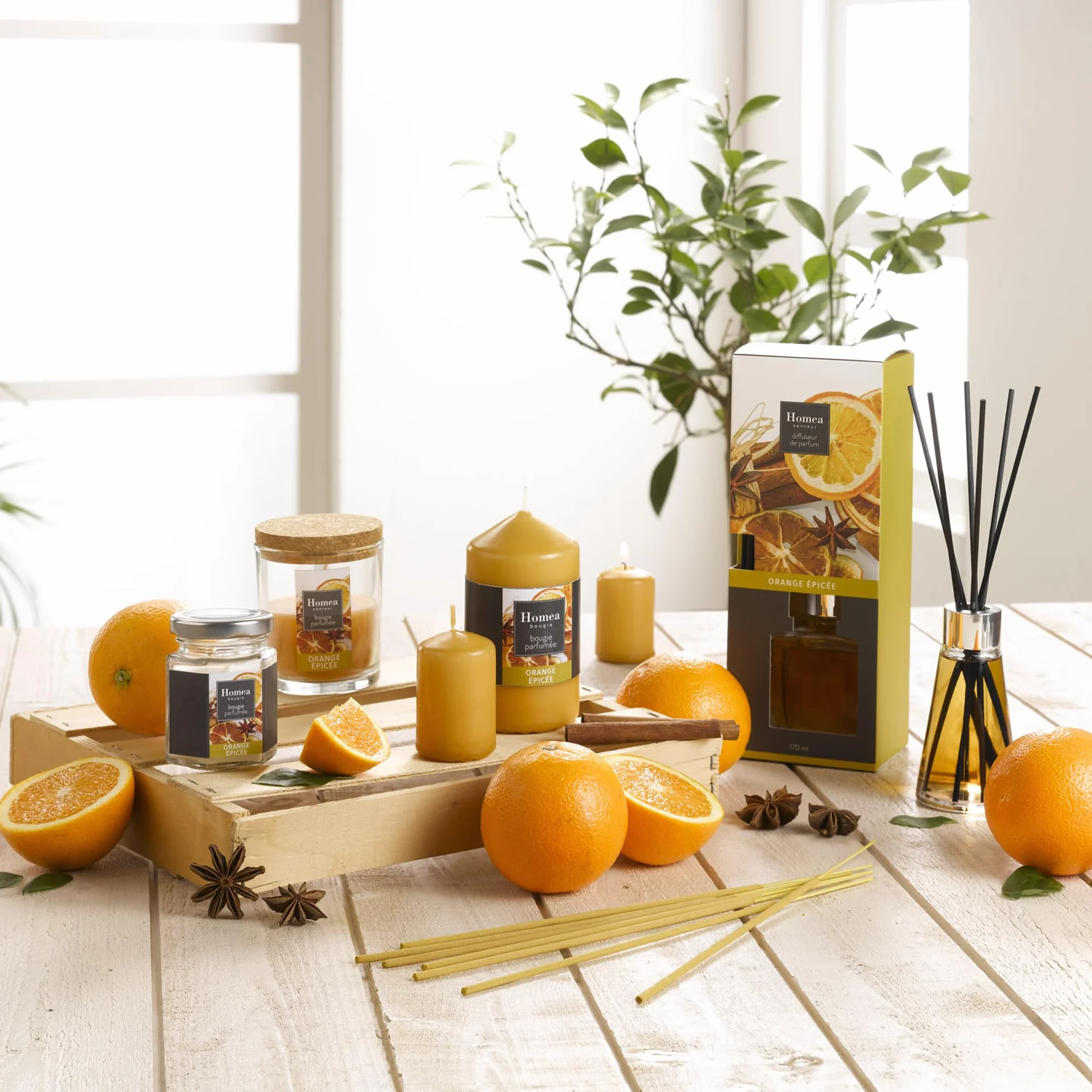 Homéa Pot-Pourri 110G Essentiel Parfum Orange Epicée