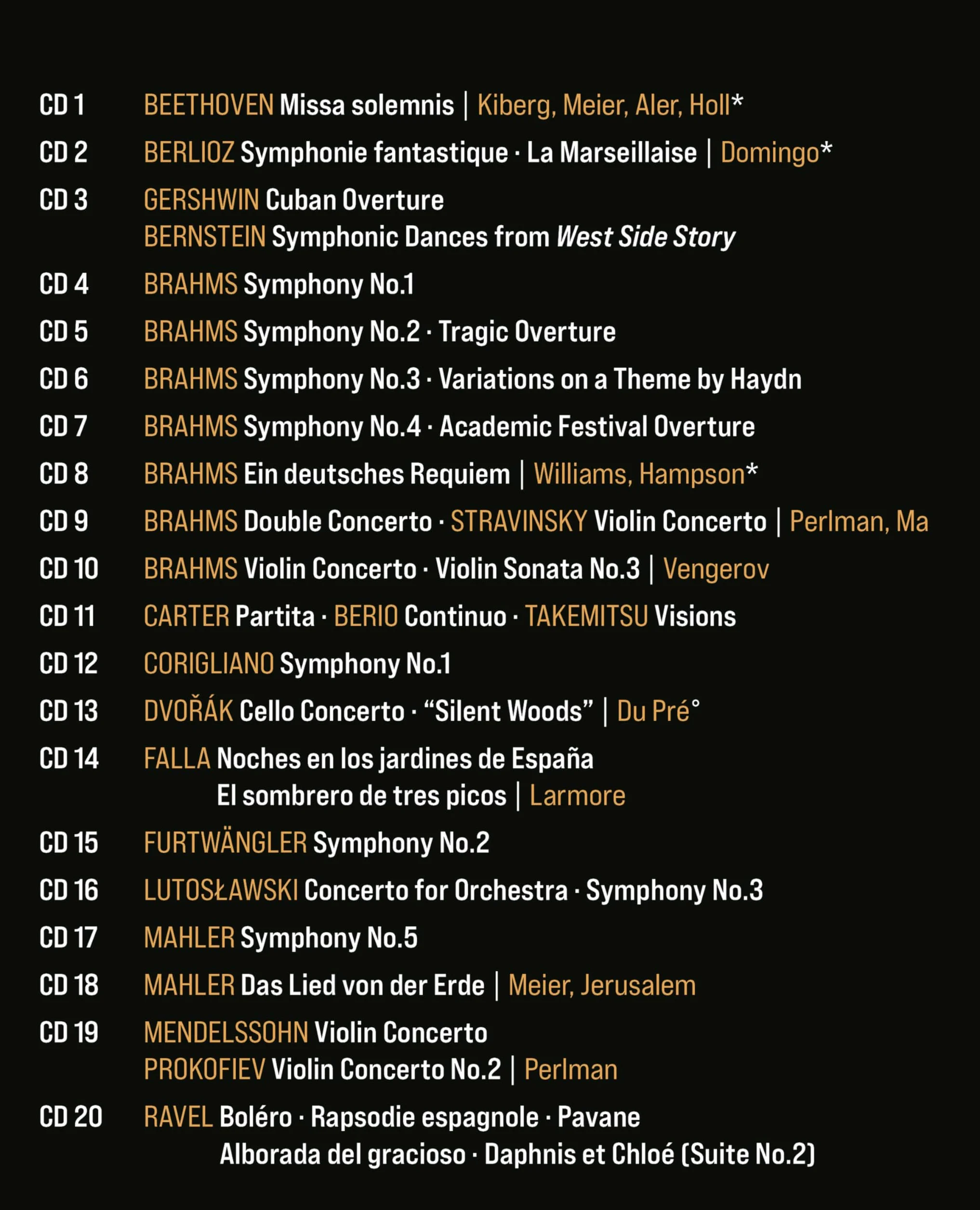 Warner Classics Édition Complete