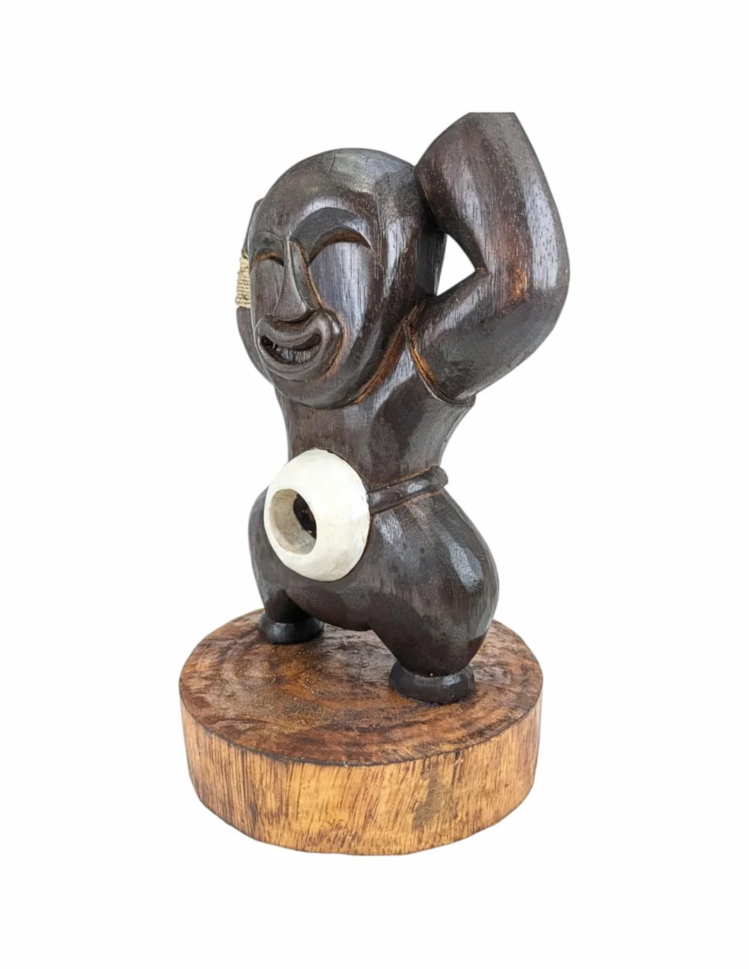 Coco Papaya Totem Ethnique Koh Chang en Bois 30cm