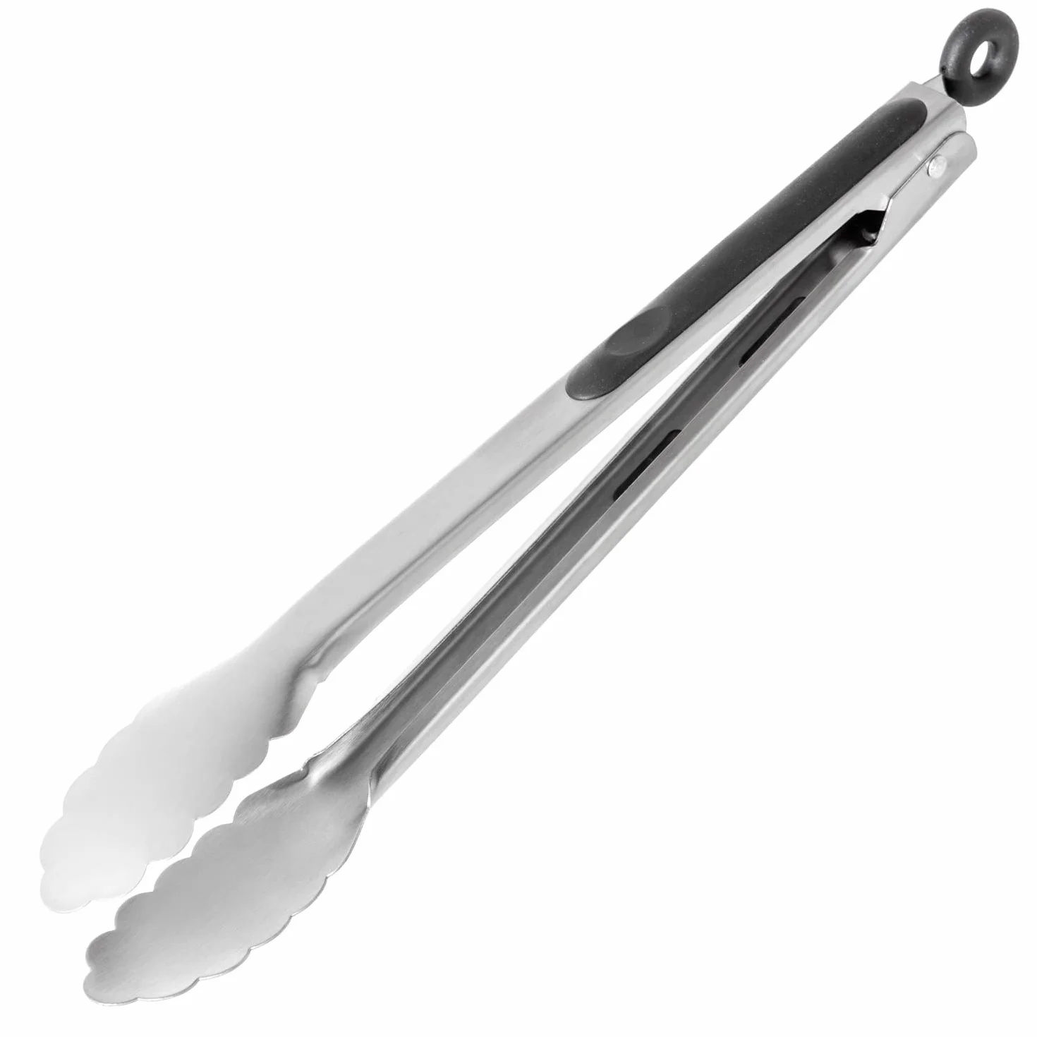 Pinces à griller en acier inoxydable avec silicone universelles